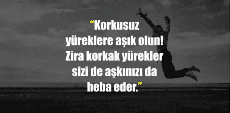 korkak erkeklere kapak sözler